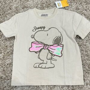 Peanuts adults  Snoopy Cream T-Shirt